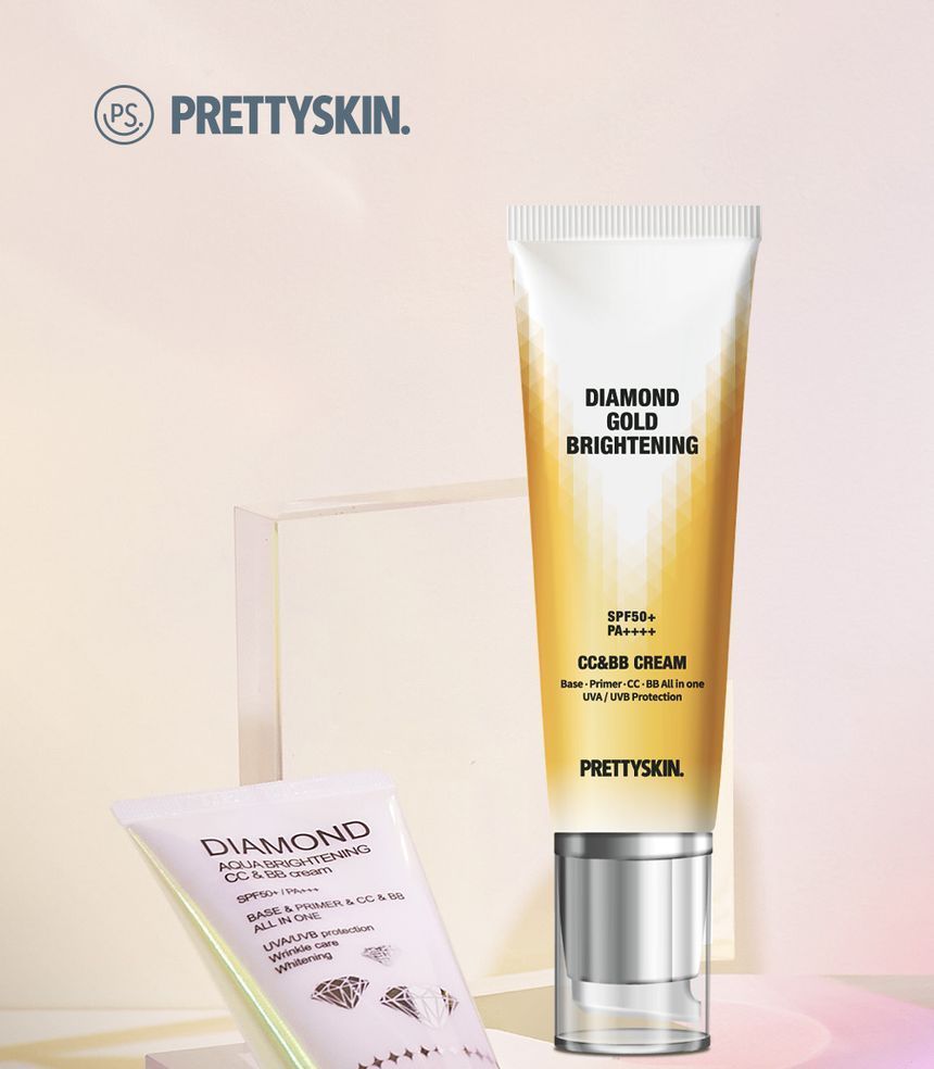 Buy Pretty skin - Diamond Gold Brightening CC & BB Cream in