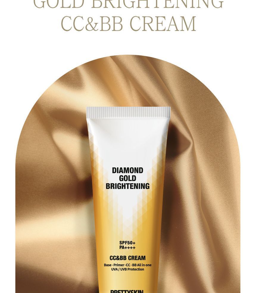 Buy Pretty skin - Diamond Gold Brightening CC & BB Cream in