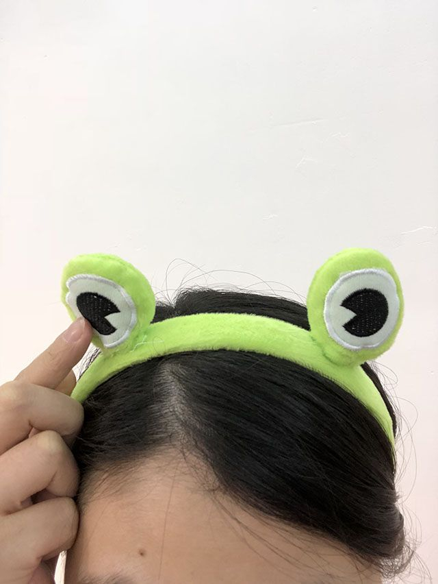 Small Frog Headband / Face Wash Headband YesStyle