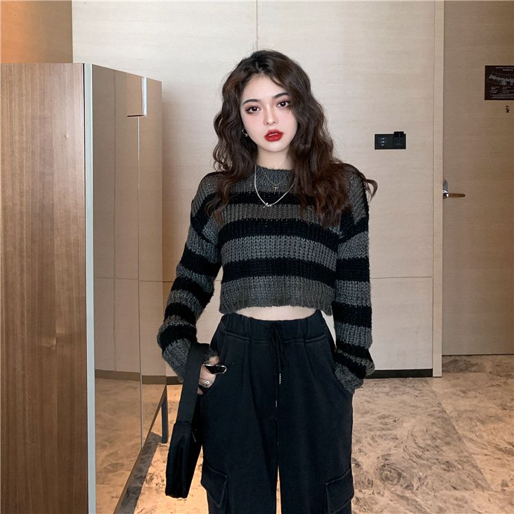 cargo pants and sweater