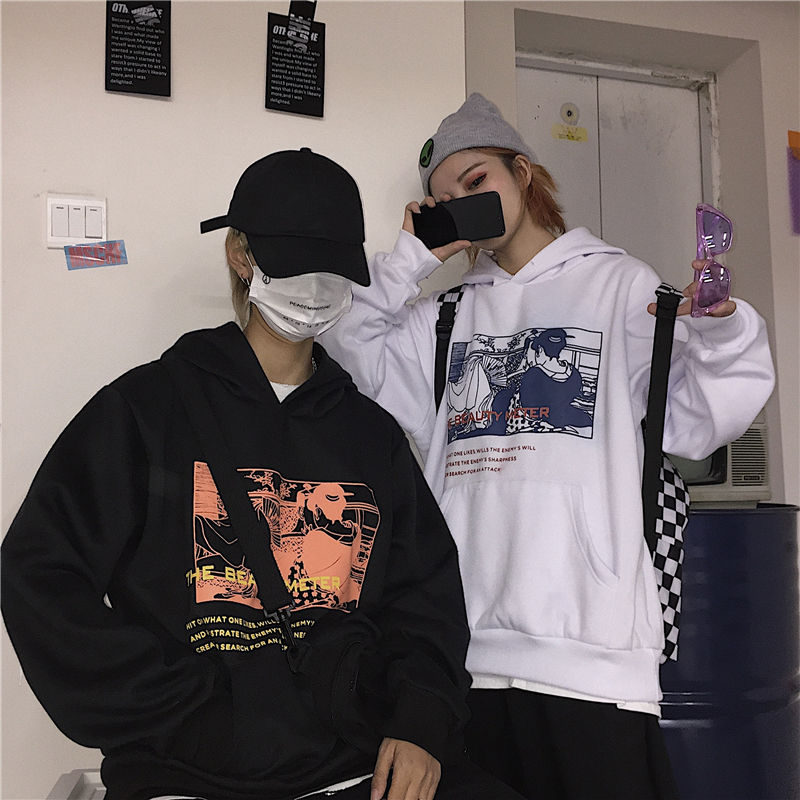 aesthetic couple hoodies