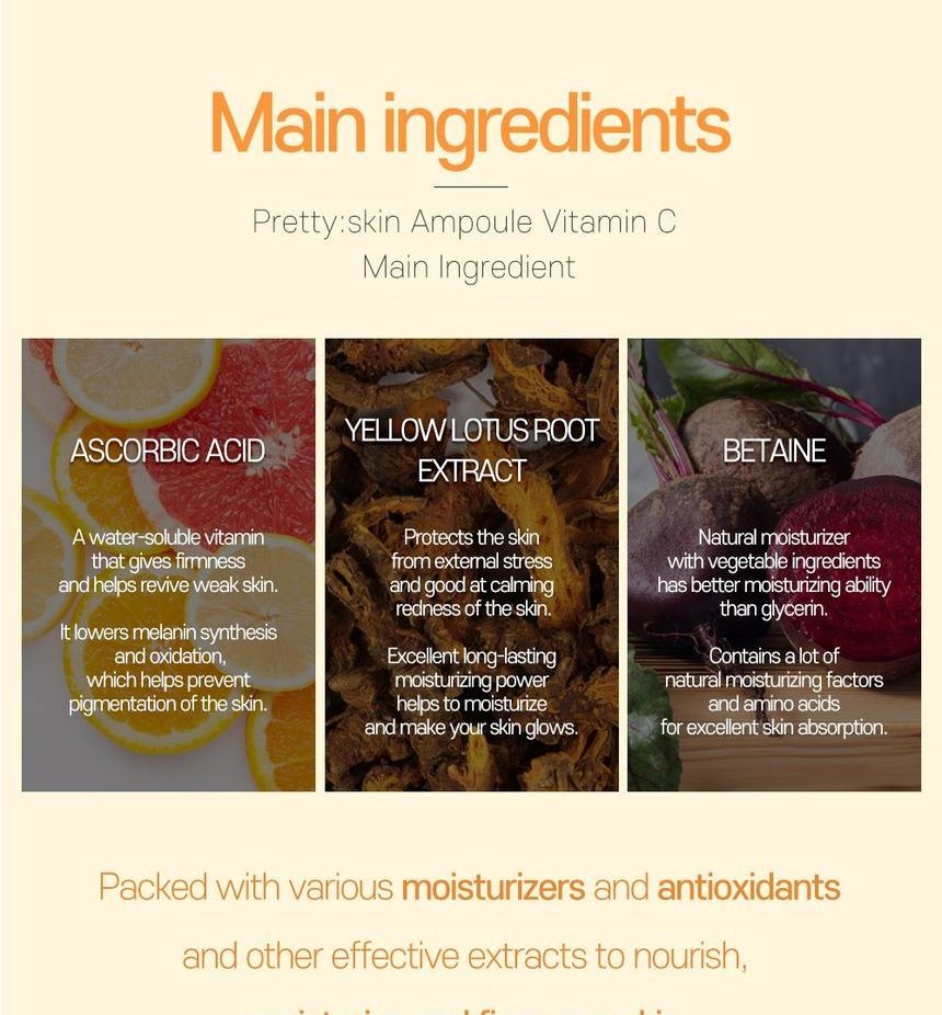 Buy Pretty skin Vitamin C Ampoule (x25) (Bulk Box) in Bulk