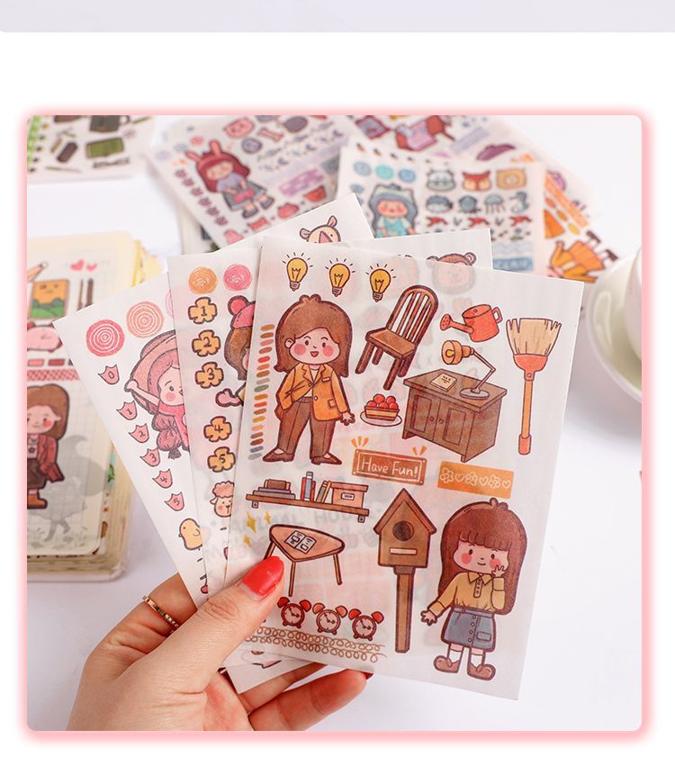 hekki - 卡通印花贴纸