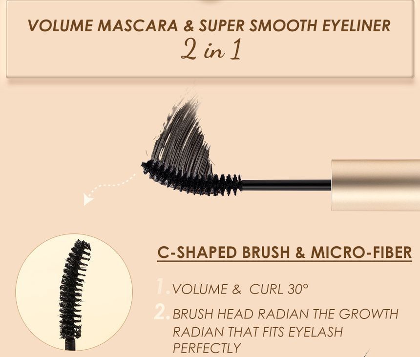 Buy FOCALLURE Volume Mascara & Eyeliner 2 in 1 in Bulk
