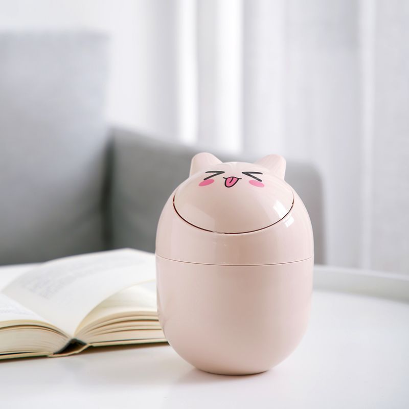 Popcorn Cat Mini Desktop Trash Bin | YesStyle