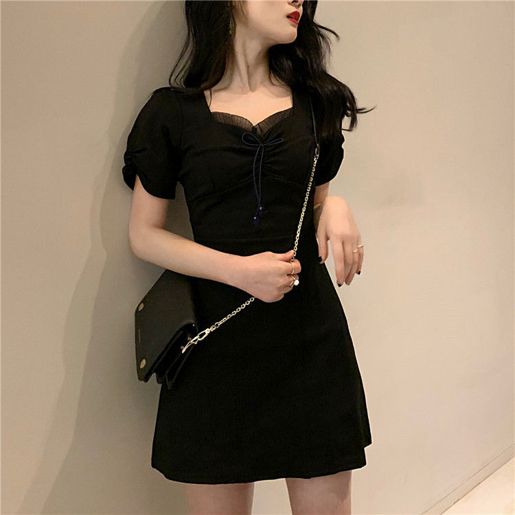 short sleeve mesh dress