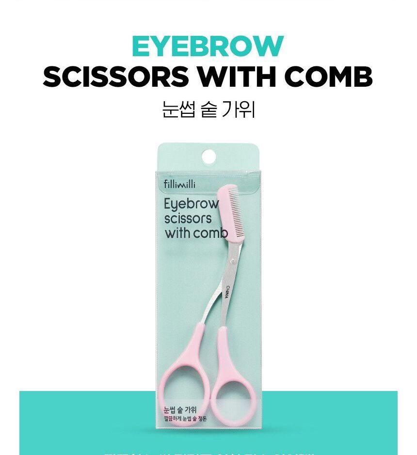 Buy fillimilli - Eyebrow Scissors With Comb (x150) (Bulk Box) in Bulk |  AsianBeautyWholesale.com