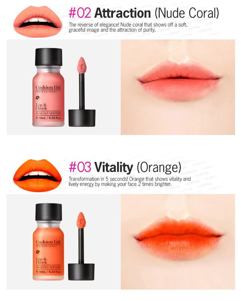 MACQUEEN Creamy Lip Tint (03 Orange) YesStyle