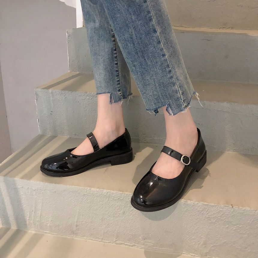 SouthBay Shoes Patent Mary Jane Flats | YesStyle