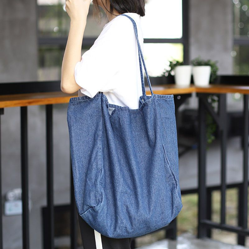 Faux Fur Tote With Removable Guitar Strap – Stone Blue – Sprigs