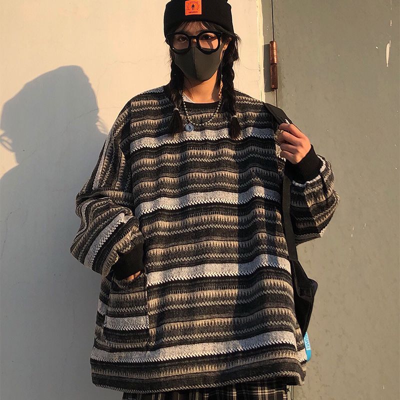 Banash - Patterned Sweater | YesStyle