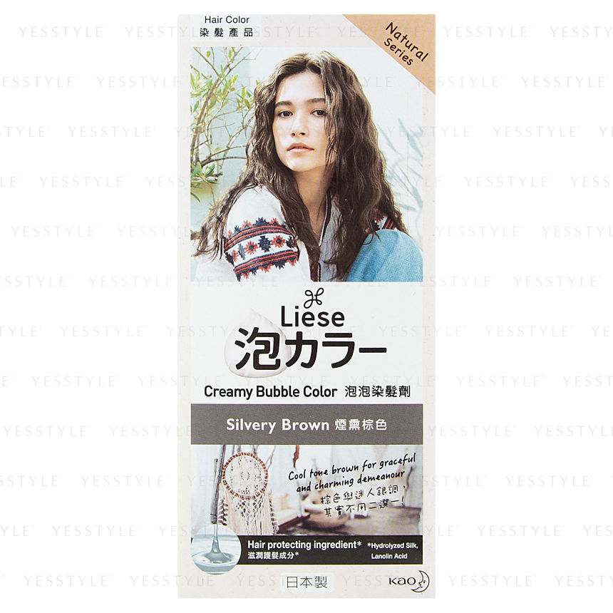 Kao Liese Creamy Bubble Hair Color Natural 7 Types YesStyle