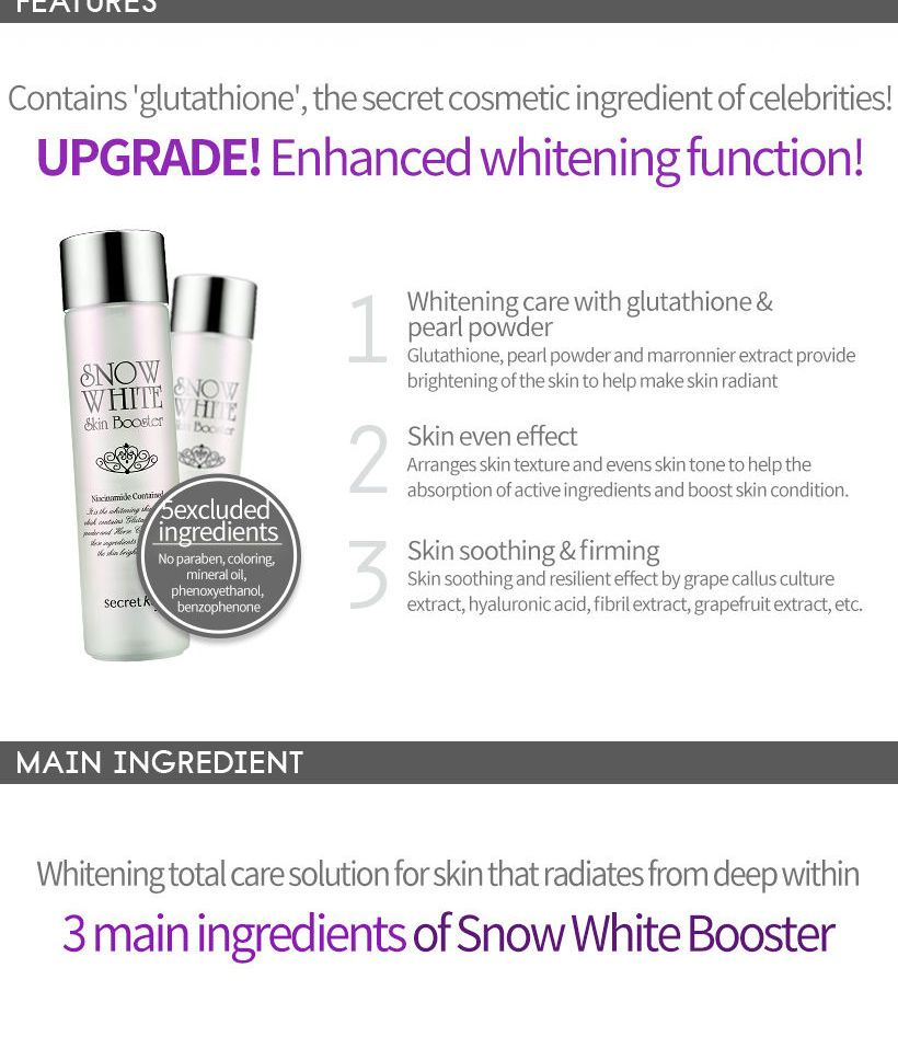 snow white skin booster