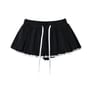 High Rise Plain Pleated Mini Skirt