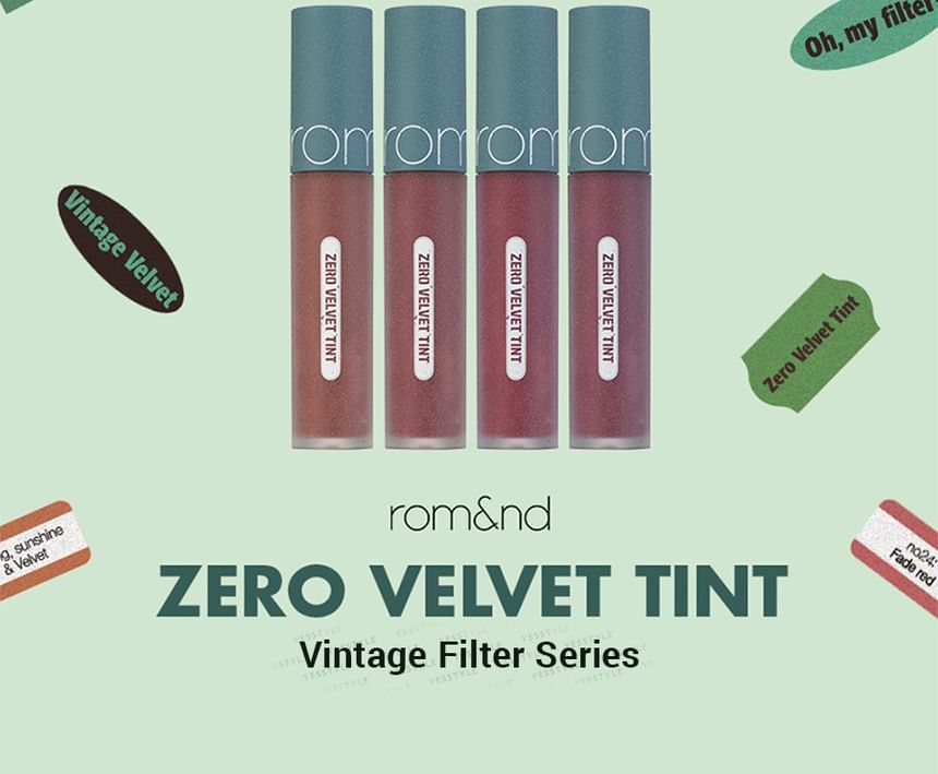 Buy romand - Zero Velvet Tint Vintage Filter Series - 4 Colors in Bulk