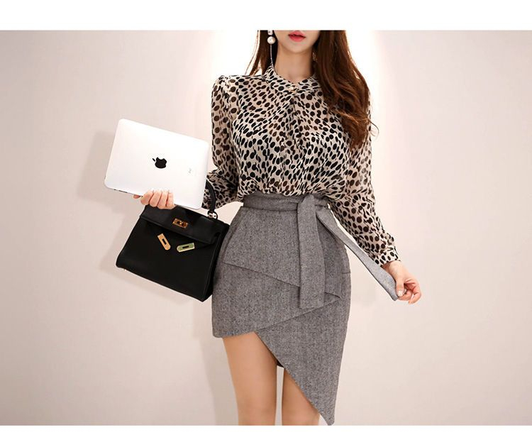 asymmetrical pencil skirt