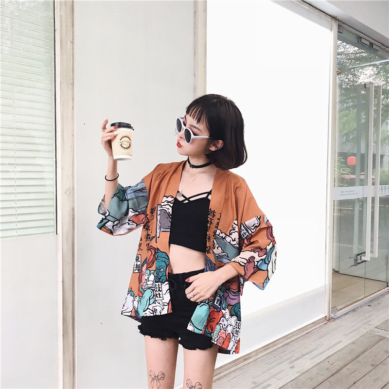 Buy MELLO - Printed Kimono Jacket in Bulk | AsianBeautyWholesale.com