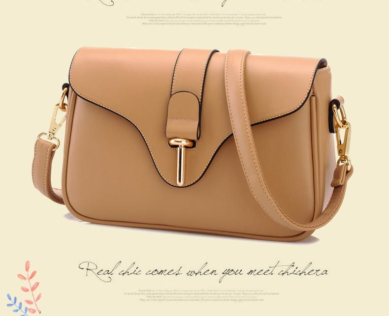 BeiBaoBao Faux Leather Shoulder Bag YesStyle