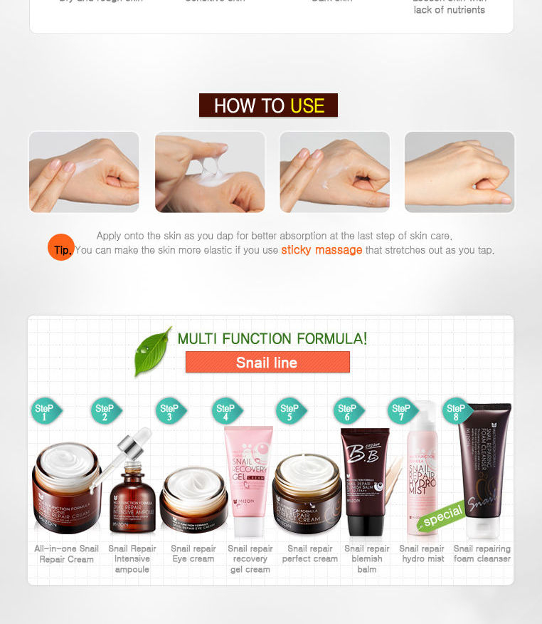 MIZON Snail Repair Perfect Cream | YesStyle