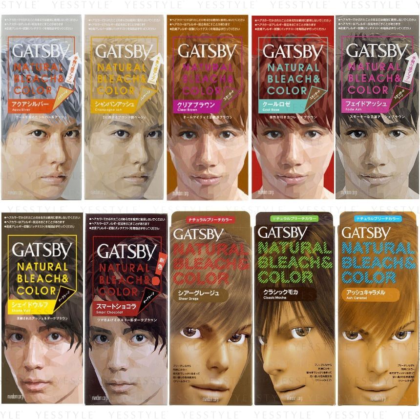 Mandom Gatsby Natural Bleach & Hair Color - 10 Types | YesStyle