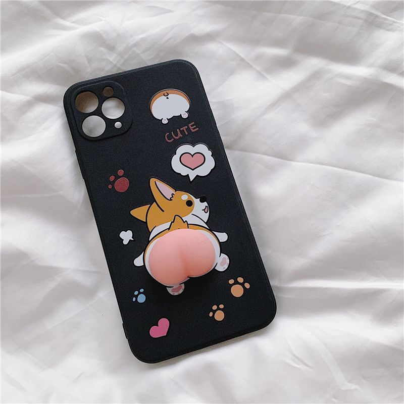 Chatarine 3D Squishy Dog Butt Phone Case - iPhone 12 Pro Max / 12 Pro