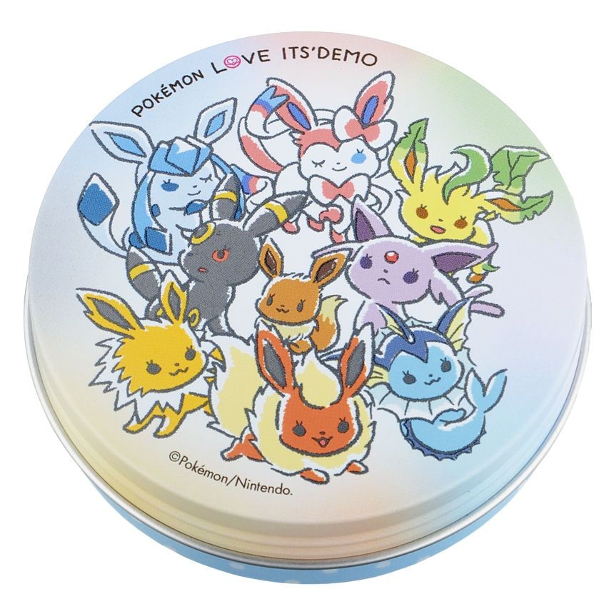 Its Demo Pokemon Club Airy Touch Powder Eevee Family Tin Yesstyle