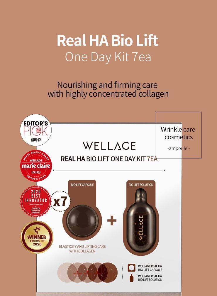 Buy WELLAGE - Real HA Bio Lift One Day Kit 7-Day Set in Bulk ...