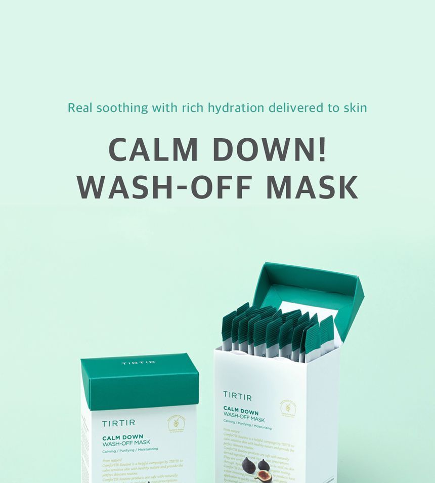 TIRTIR Calm Down Wash Off Mask 7ml×20個入