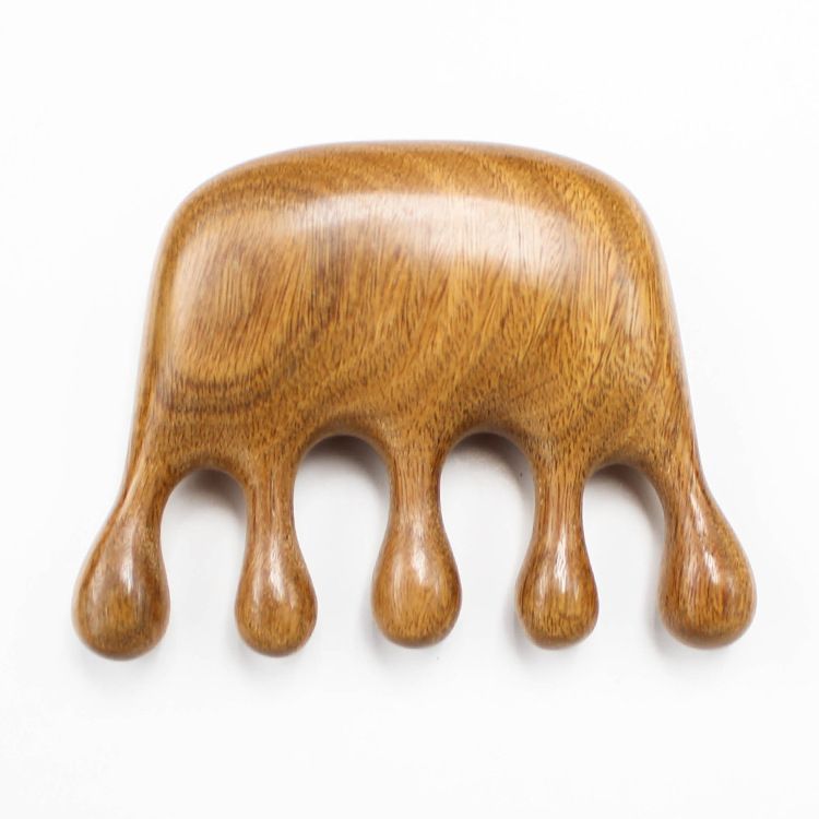 Woodiland Wooden Scalp Massager YesStyle