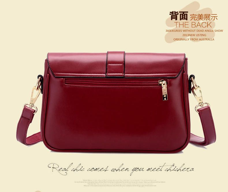 BeiBaoBao Faux Leather Shoulder Bag YesStyle