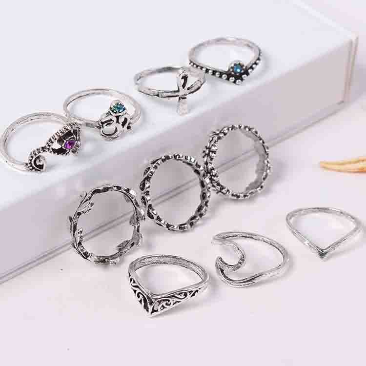 Bling Thing Set: Retro Alloy Ring (assorted designs) | YesStyle