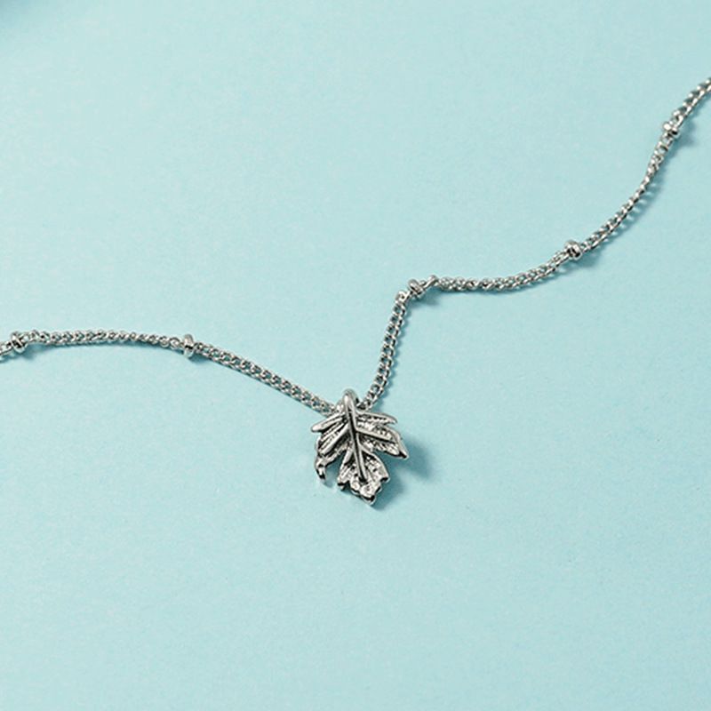 forainer - 合金树叶手链