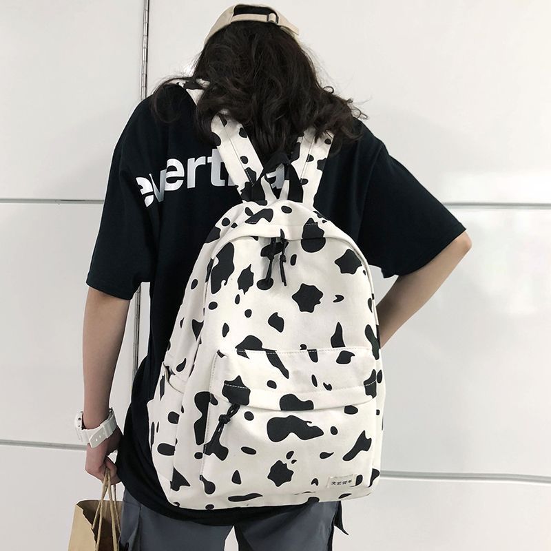 patterned backpack