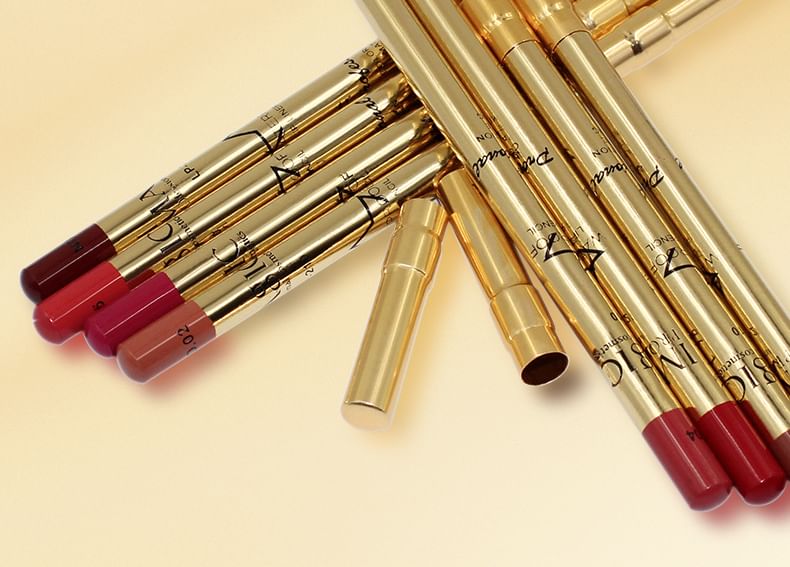 Buy IMAGIC - 8 Colours Golden Silky Lip Liner Pencil Kit in Bulk