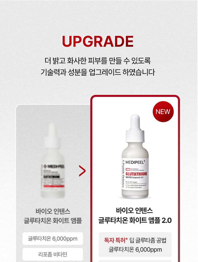 glutathione white ampoule MEDI PEEL Bio-Intense Glutathione White Ampoule 30ml Best Whitening Ampoule  NEW main image 1