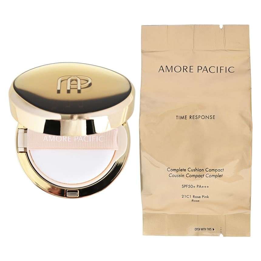 Amore Pacific Time purchases Response Complete Cushion Compact 15g + Refill New Anti-aging