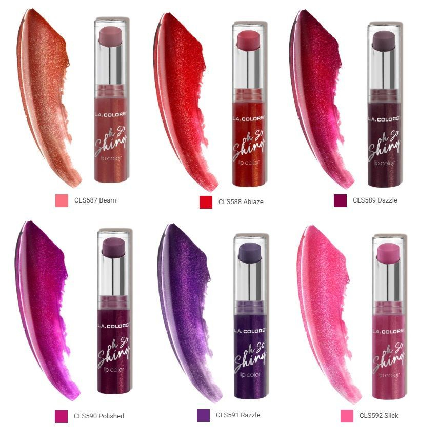 la colors shiny lipstick