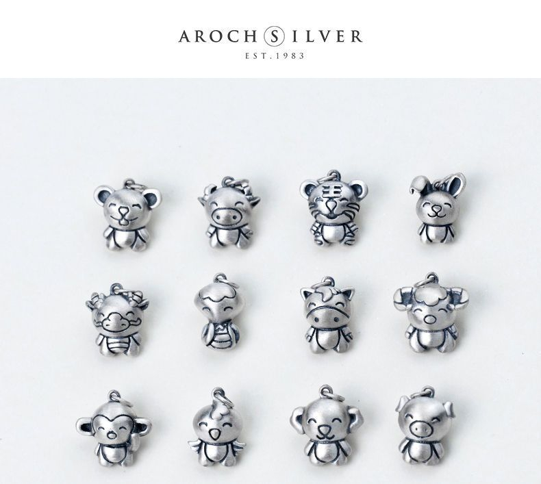 A'ROCH - 925 Sterling Silver Chinese Zodiac Animal Pendant Necklace | YesStyle A'ROCH - 925 Sterling Silver Chinese Zodiac Animal Pendant Necklace | YesStyle