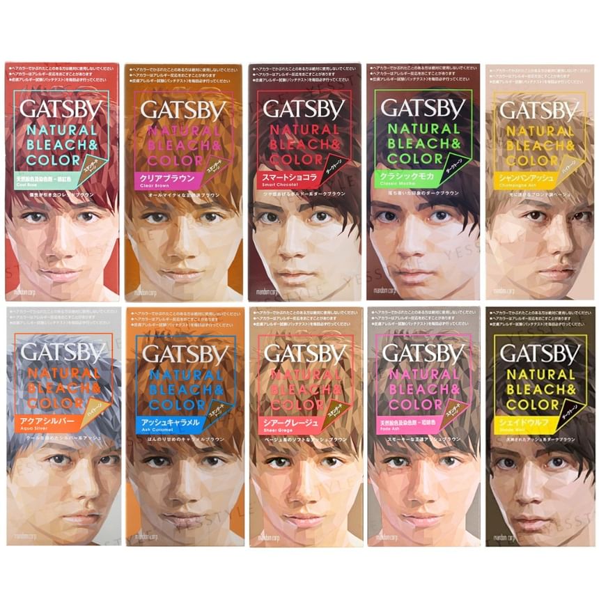 Buy Mandom - Gatsby Natural Bleach & Hair Color - 10 Types in Bulk |  