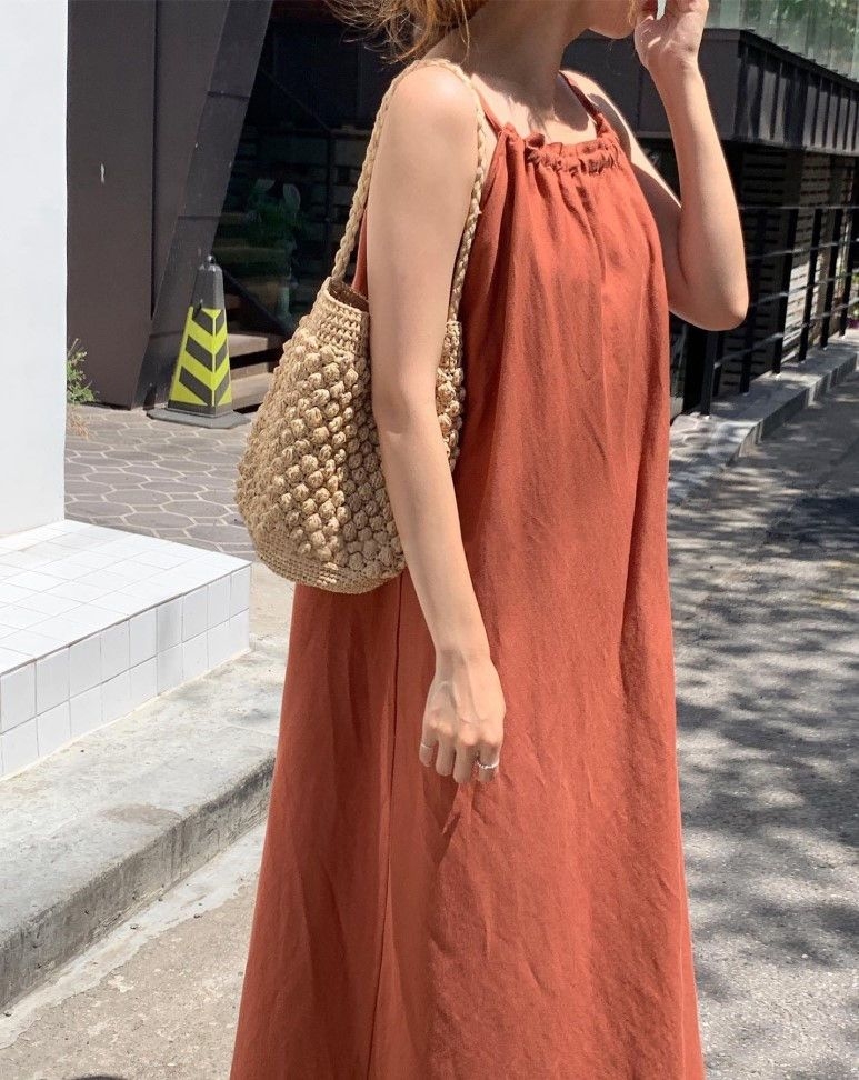 front slit maxi tunic
