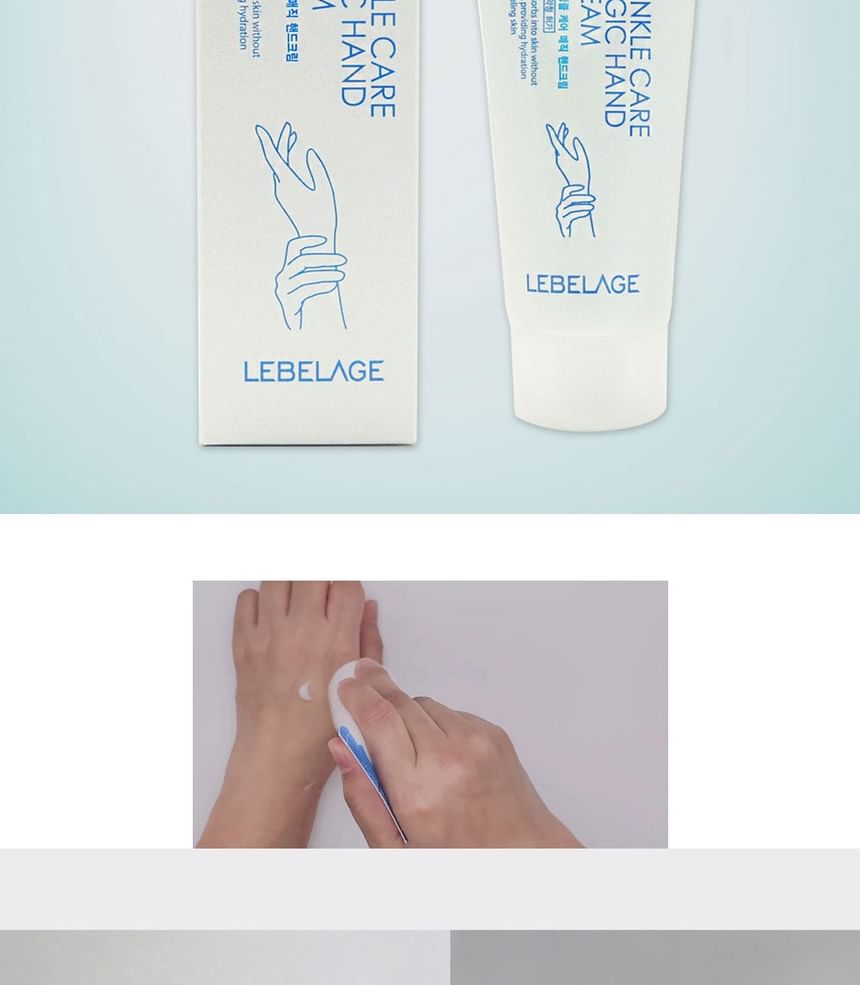 Buy Lebelage Wrinkle Care Magic Hand Cream In Bulk Asianbeautywholesale Com