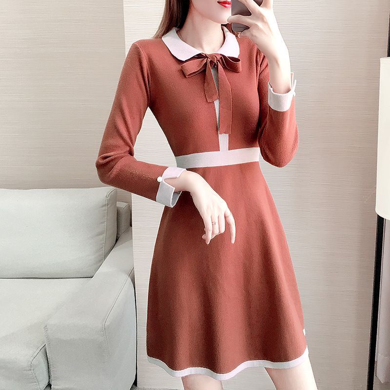 Chetos - Long-Sleeve Tie-Neck Mini A 
