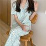 Sadelle - Checked Short-Sleeve Pajama Set | YesStyle