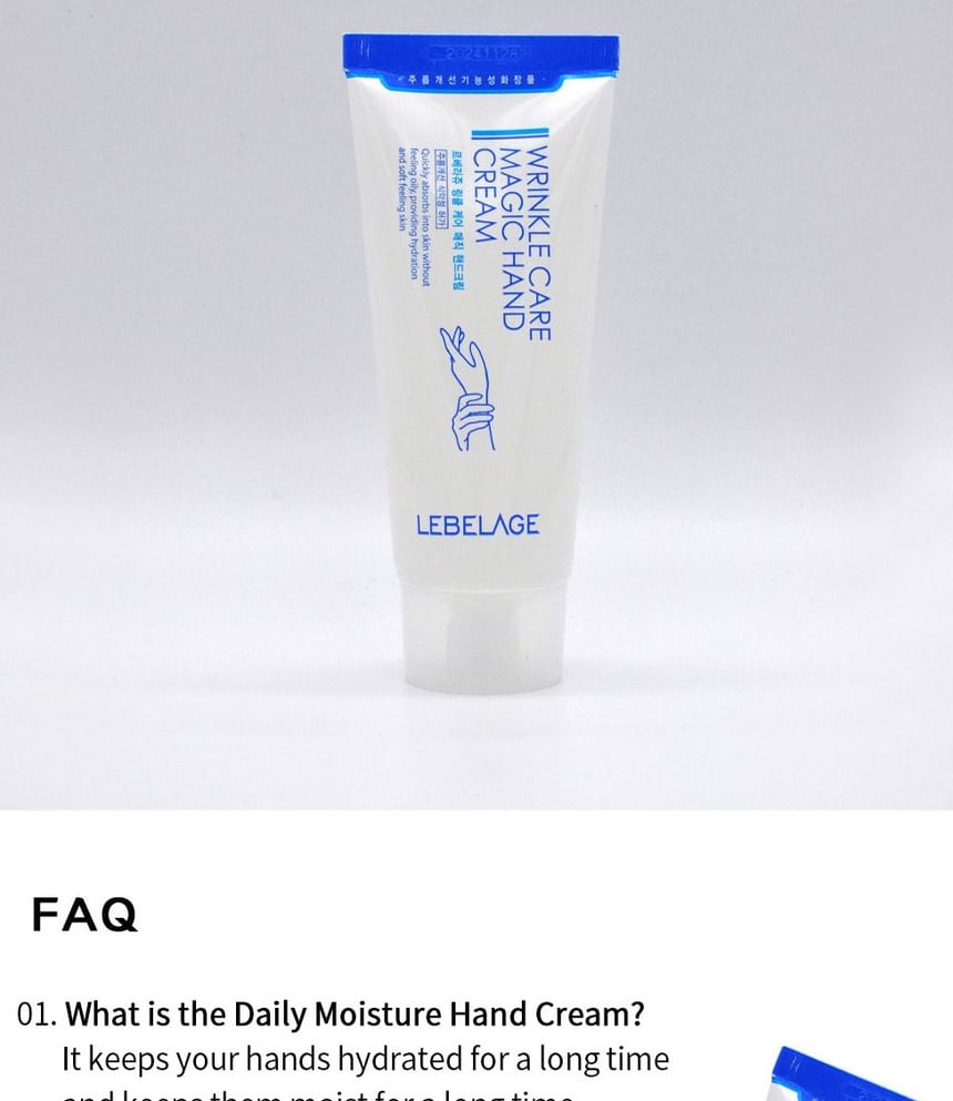 Buy Lebelage Wrinkle Care Magic Hand Cream In Bulk