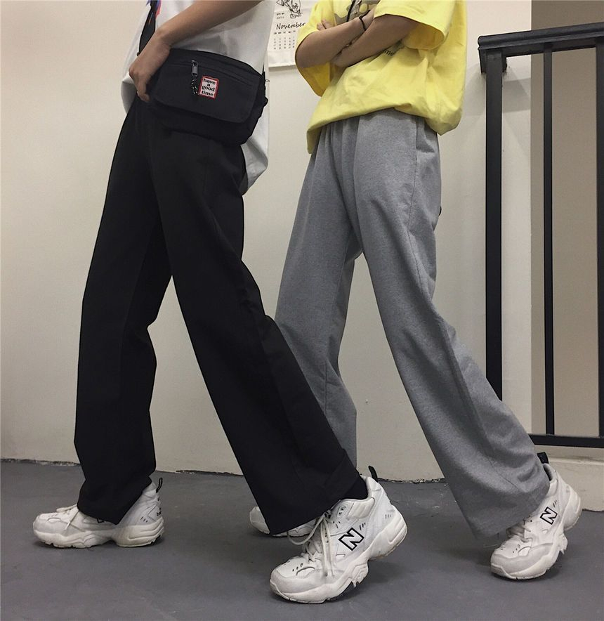 mens sweatpants wide leg