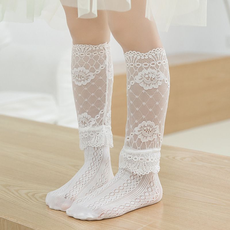huasha - 小童蕾丝袜子