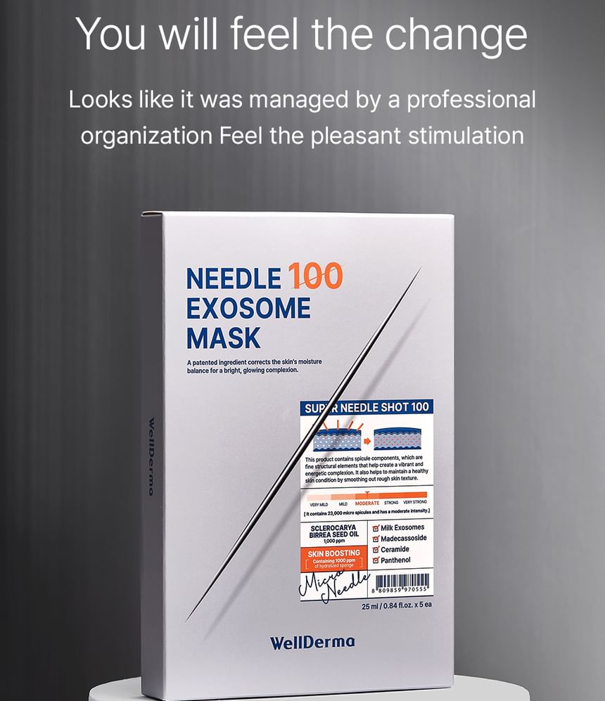 Buy WellDerma - Needle Exosome Mask Pack 100 Set (x60) (Bulk Box