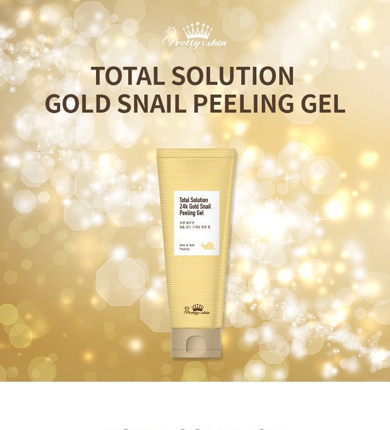 Pretty skin Total Solution 24K Gold Snail Peeling Gel YesStyle