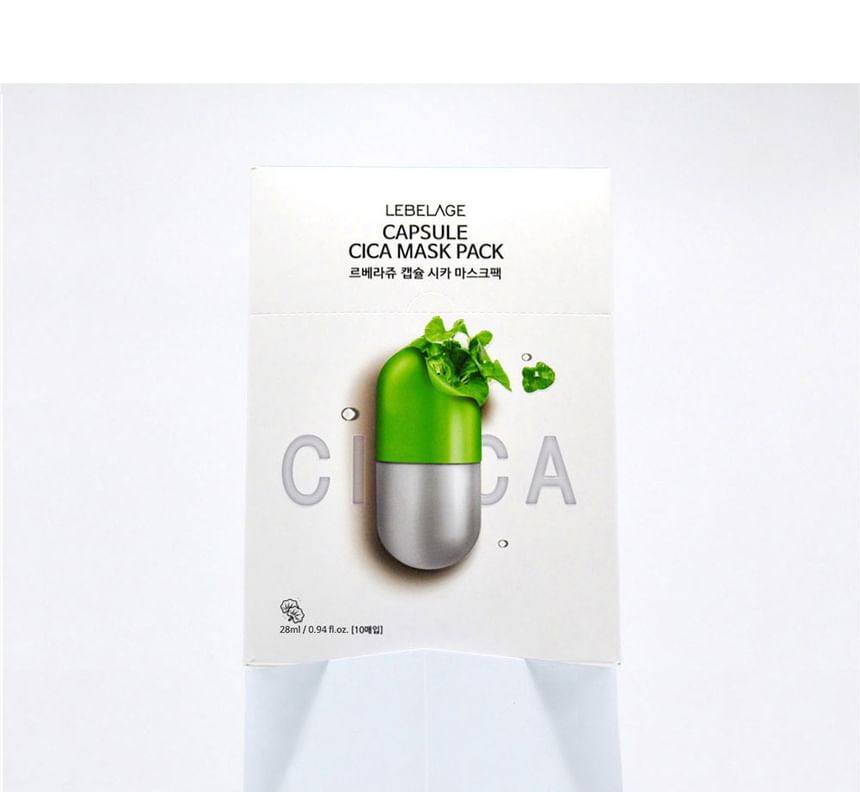 週末お値下　LEBELAGE Dr.CAPSULE AQUA MASK PACK LEBELAGE Dr.Capsule Aqua Mask Pack 25ml x 10 – LMCHING Group