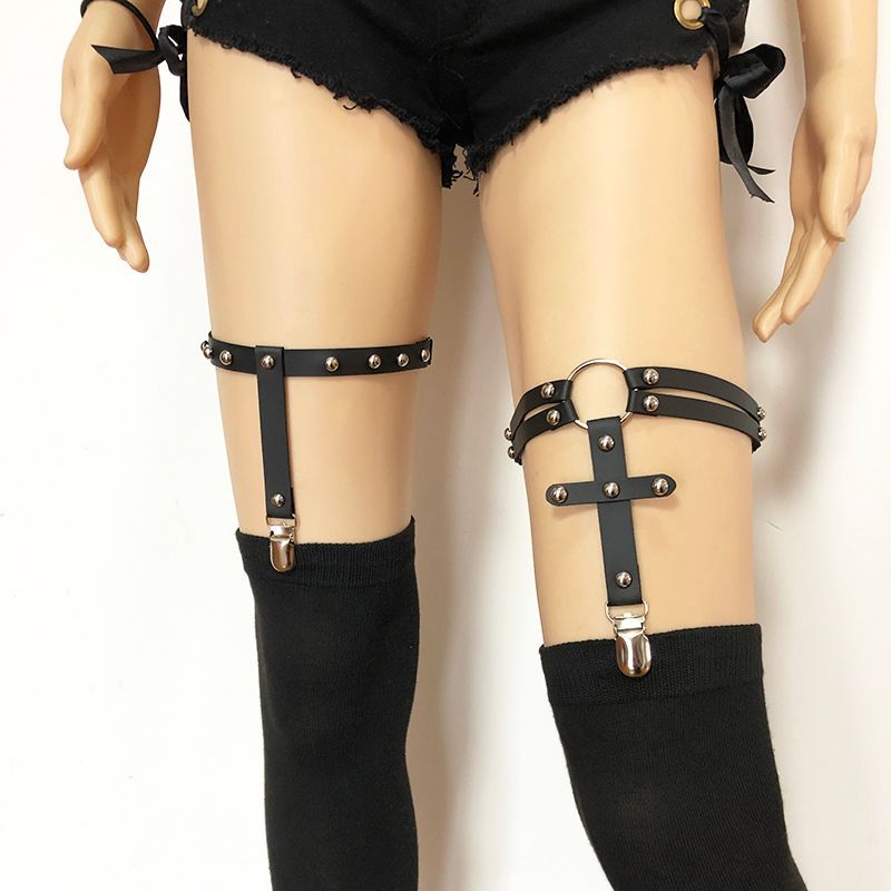 leather thigh garter